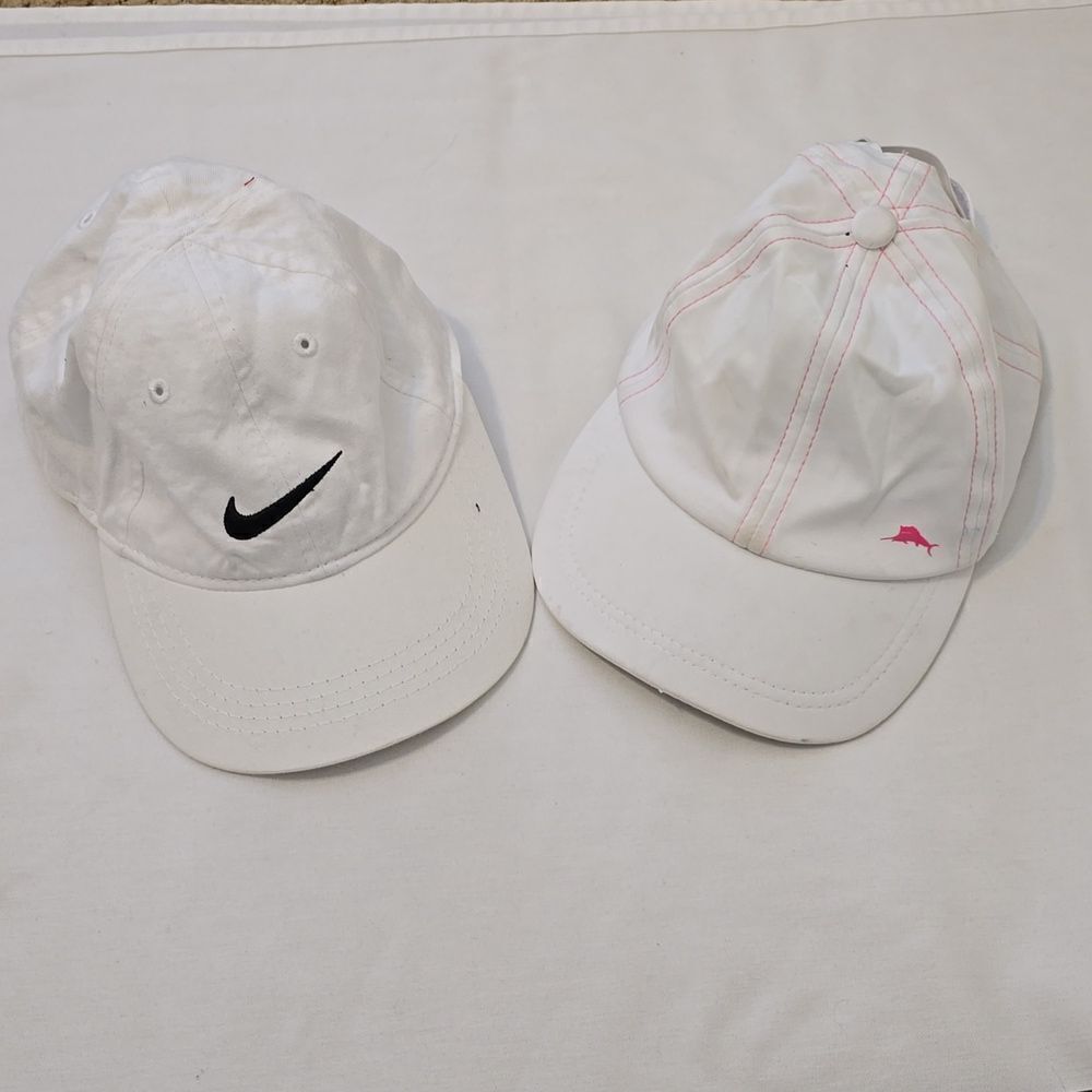 Bundle of 2 girls nike and tommy bahama caps